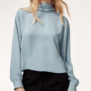 Aritzia Drapey Blouse